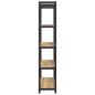 Preview: Bücherregal Eiche handwerklich 80 x 30 x 153 cm Holzwerkstoff