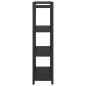 Preview: Bücherregal Schwarze Eiche 80 x 30 x 118 cm Holzwerkstoff