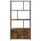 Preview: Regal Rauch-Eiche 80 x 30 x 155,5 cm Holzwerkstoff