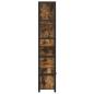Preview: Regal Rauch-Eiche 80 x 30 x 155,5 cm Holzwerkstoff