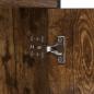 Preview: Regal Rauch-Eiche 80 x 30 x 155,5 cm Holzwerkstoff