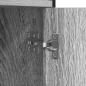 Preview: Regal Grau sonoma 80 x 30 x 155,5 cm Holzwerkstoff