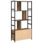 Preview: Regal Altes Holz 80 x 30 x 155,5 cm Holzwerkstoff