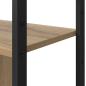 Preview: Regal Handwerklich gefertigter Eichenholz 80 x 30 x 155,5 cm