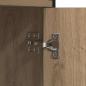 Preview: Regal Handwerklich gefertigter Eichenholz 80 x 30 x 155,5 cm