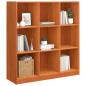 Preview: Bücherregal / Raumteiler Wachsbraun 104 x 33 x 110 cm