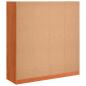 Preview: Bücherregal / Raumteiler Wachsbraun 104 x 33 x 110 cm