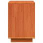 Preview: Nachttisch 2 pcs Wachsbraun 60 x 34 x 51 cm Kiefer Massivholz