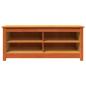 Preview: Schuhbank Wachsbraun 110 x 38 x 45.5 cm Massivholz Kiefer