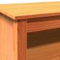 Preview: Schuhbank Wachsbraun 110 x 38 x 45.5 cm Massivholz Kiefer