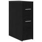 Preview: Schlanker Badezimmer-Schrank Schwarze Eiche 22 x 44 x 61,5 cm