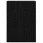 Preview: Schlanker Badezimmer-Schrank Schwarze Eiche 22 x 44 x 61,5 cm