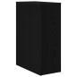 Preview: Schlanker Badezimmer-Schrank Schwarze Eiche 22 x 44 x 61,5 cm