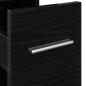 Preview: Schlanker Badezimmer-Schrank Schwarze Eiche 22 x 44 x 61,5 cm