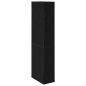 Preview: Schmaler Badezimmer-Schrank Schwarze Eiche 22 x 41 x 135 cm