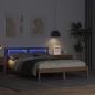 Preview: Bettgestell Braun 135 x 190 cm Kiefernholz