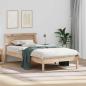 Preview: ARDEBO.de - Bettgestell Braun 90 x 190 cm Massivkiefer