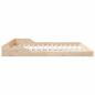 Preview: Bettgestell Braun 200 x 200 cm Kiefernholz