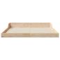 Preview: Bettgestell Braun 140 x 200 cm Massivholz Kiefer