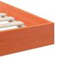 Preview: Bettgestell Wachsbraun 160 x 210 cm Massivholz Kiefer