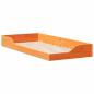Preview: Bodenbettgestell Wachsbraun 80 x 210 cm Massivholz