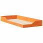 Preview: Bodenbettgestell Wachsbraun 90 x 220 cm Massivkiefer