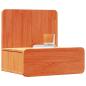 Preview: Wandmontierter Nachttisch 2 pcs Wachsbraun 44 x 32,5 x 40 cm