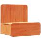 Preview: Wandmontierter Nachttisch 2 pcs Wachsbraun 44 x 32,5 x 40 cm