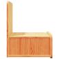 Preview: Wandmontierter Nachttisch 2 pcs Wachsbraun 44 x 32,5 x 40 cm
