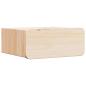 Preview: Wandmontierter Nachttisch 2 pcs Braun 39 x 34 x 16,5 cm