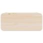Preview: Wandmontierter Nachttisch 2 pcs Braun 39 x 34 x 16,5 cm