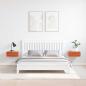 Preview: Wandmontierter Nachttisch 2 pcs Wachsbraun 39 x 34 x 16,5 cm