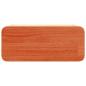 Preview: Wandmontierter Nachttisch 2 pcs Wachsbraun 39 x 34 x 16,5 cm