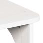 Preview: Couchtisch Weiß 80 x 50 x 31 cm Massivkiefer