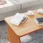 Preview: Couchtisch Wachsbraun 80 x 50 x 31 cm Massivkiefer