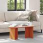 Preview: ARDEBO.de - Couchtisch Wachsbraun 80 x 39,5 x 35 cm Massivkiefer