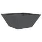 Preview: Kunststoff-Pflanzer 5 pcs Anthrazit 35 x 35 x 15 cm Stahl