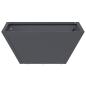Preview: Kunststoff-Pflanzer 5 pcs Anthrazit 35 x 35 x 15 cm Stahl