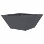 Preview: Kunststoff-Pflanzer 5 pcs Anthrazit 35 x 35 x 15 cm Stahl