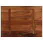 Preview: Tischplatte 80x60x3,8 cm Rechteckig Altholz Massiv