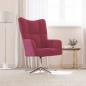 Preview: ARDEBO.de - Relaxsessel Weinrot Samt
