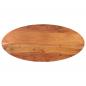 Preview: ARDEBO.de - Tischplatte 80x40x3,8 cm Oval Massivholz Akazie