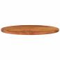 Preview: Tischplatte 140x60x3,8 cm Oval Massivholz Akazie