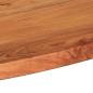 Preview: Tischplatte 140x60x3,8 cm Oval Massivholz Akazie