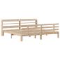 Preview: Bettgestell mit Kopfteil ohne Matratze 200x200 cm