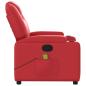 Preview: Massagesessel Rot Kunstleder