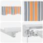 Preview: Einziehbare Markise Marineblau 250x200 cm