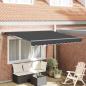 Preview: ARDEBO.de - Einziehbare Markise Anthrazit 350x250 cm