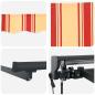 Preview: Einziehbare Markise Gelb und Orange 350x250 cm