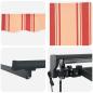 Preview: Einziehbare Markise Gelb und Orange 350x250 cm
